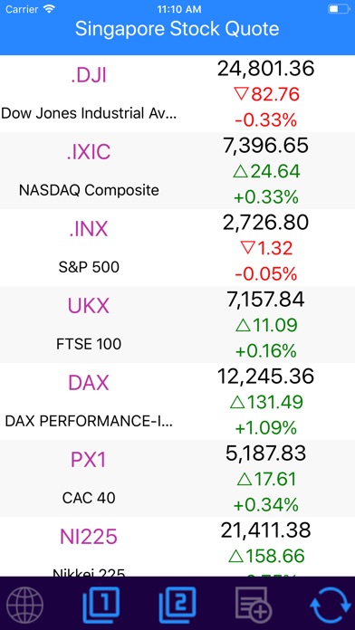 Singapore Stock Quotes screenshot 2