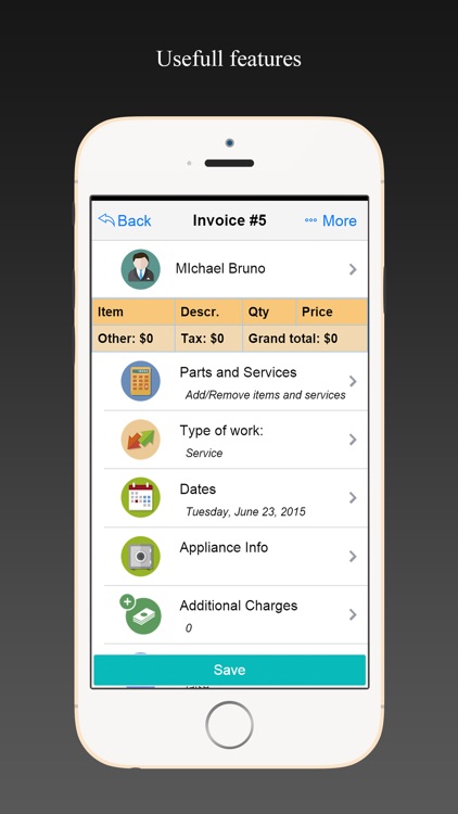 Appliance Invoice screenshot-3