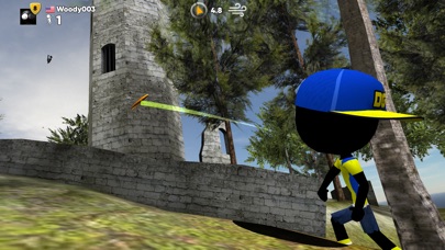Stickman Disc Golf Battle screenshot 2