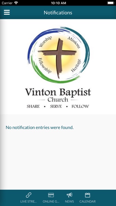 Vinton Baptist Church screenshot 2