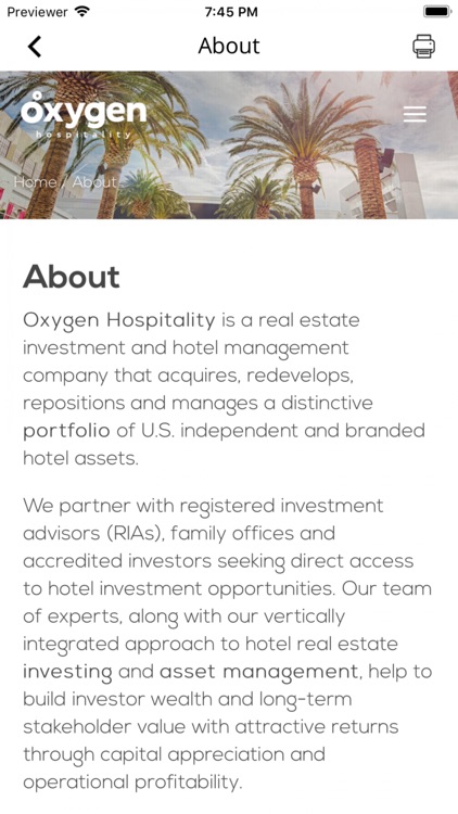 Oxygen Hospitality