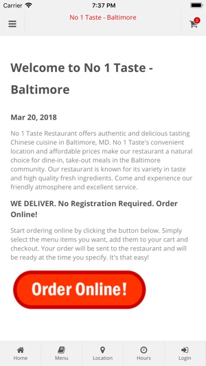 No 1 Taste Baltimore(圖1)-速報App