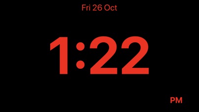 Minimalistic Bedside Clock Screenshots