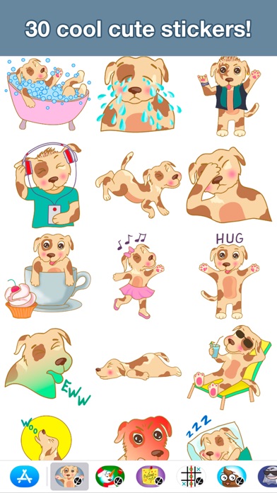 Dog - Cute stickers screenshot 3