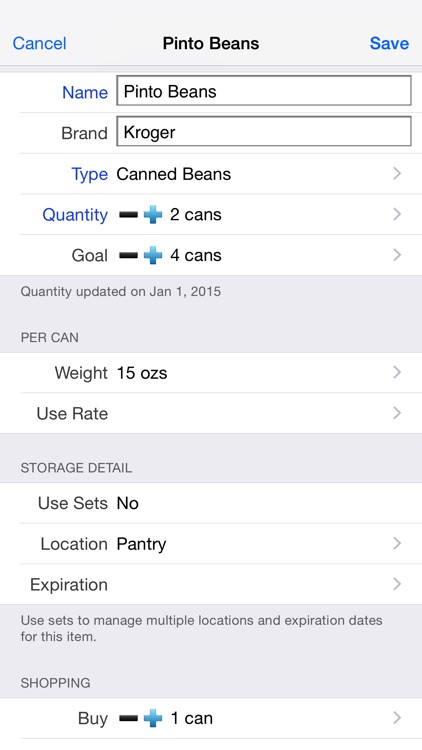 Home Food Storage screenshot-3