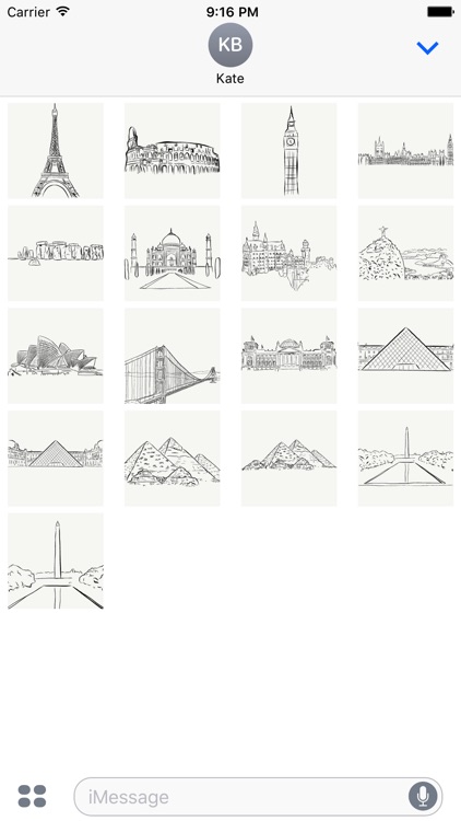 Linemarks - Hand drawn landmarks
