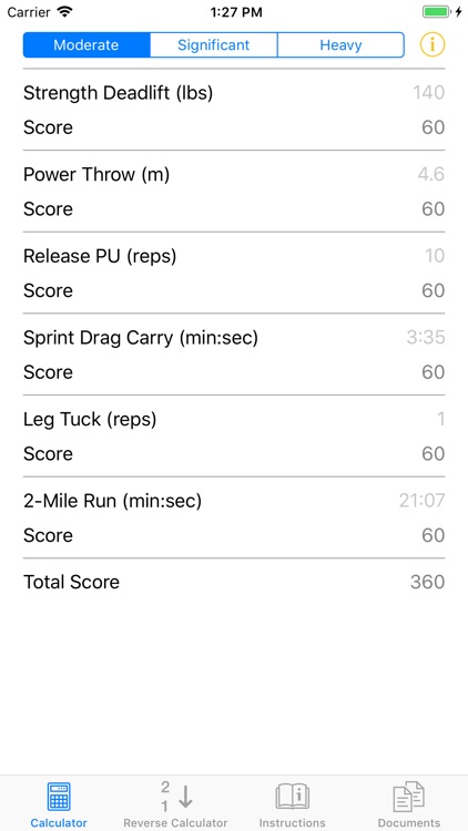 ACFT Calculator and Resources