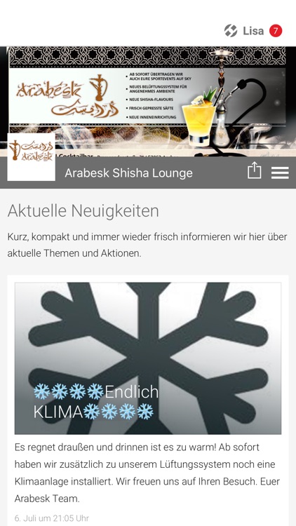 Arabesk Shisha Lounge