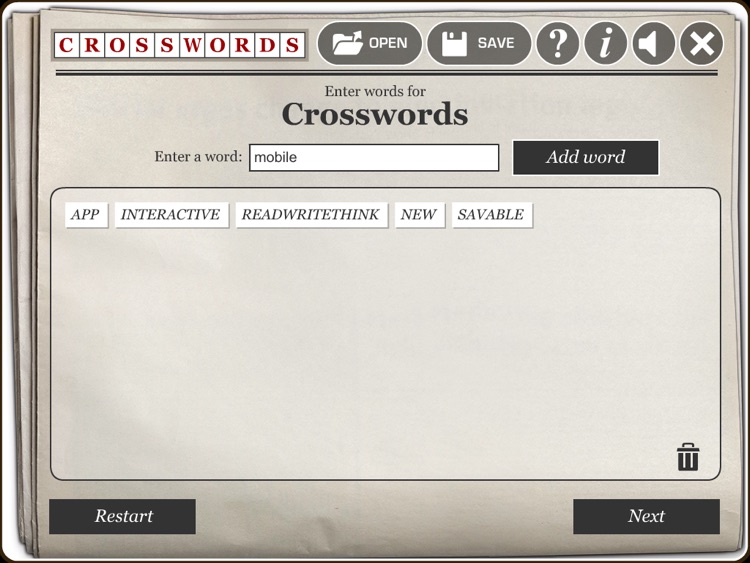 RWT Crosswords