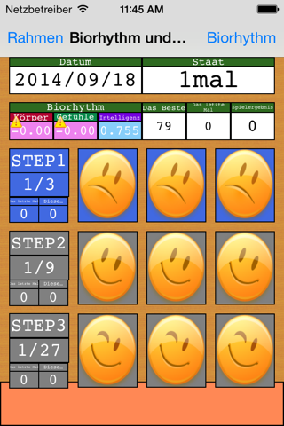 Luck with biorhythm screenshot 2