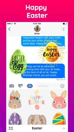 Animated Happy Easter Stickers(圖5)-速報App