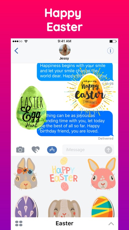 Animated Happy Easter Stickers screenshot-4