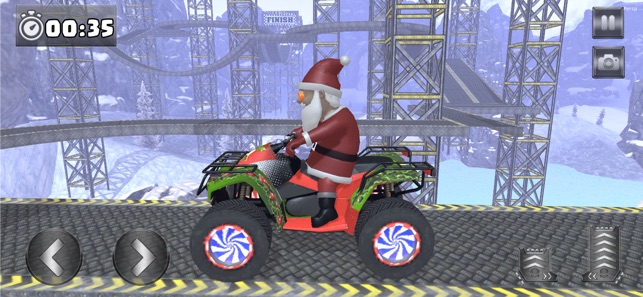 Impossible ATV Santa Stunts(圖4)-速報App