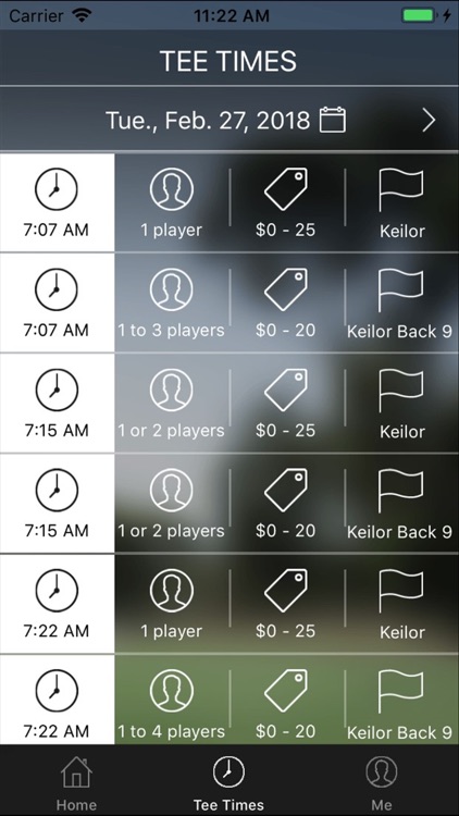 Keilor Golf Tee Times