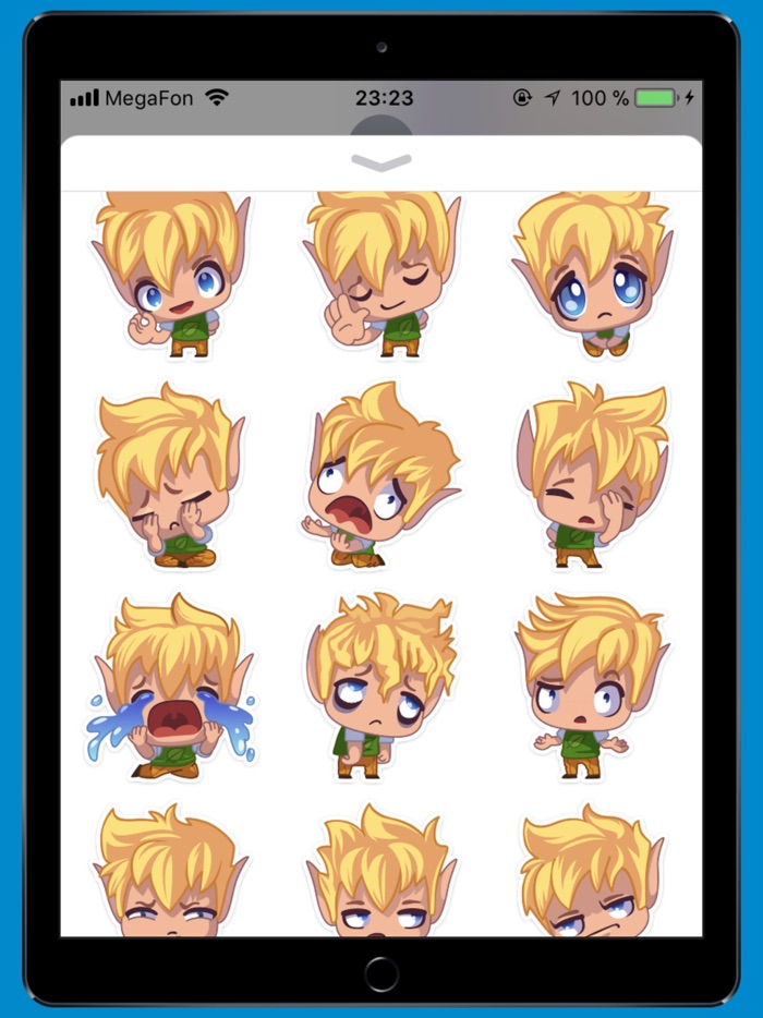 elfSTiK stickers for iMessage