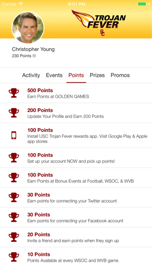 USC Trojan Fever Rewards(圖3)-速報App