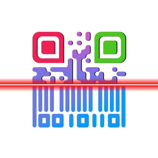 Colorful QR Scanner and Reader Icon