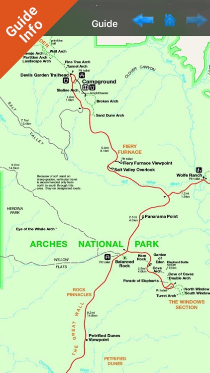 Arches National Park GPS Chart screenshot-3