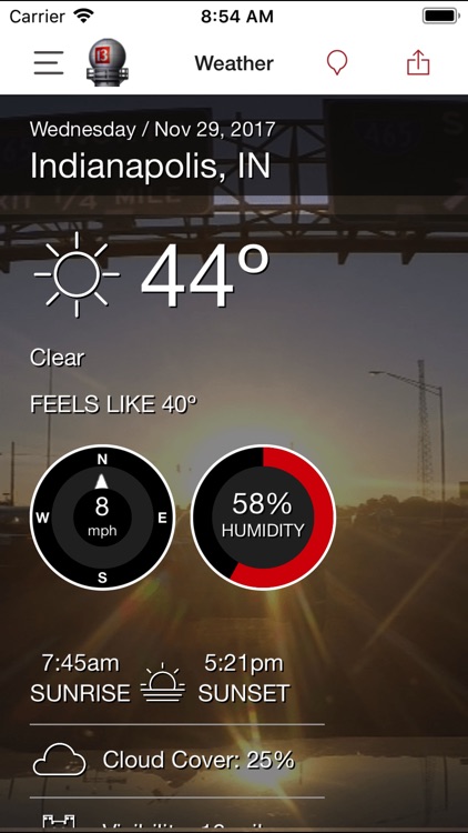 WTHR Live Doppler 13 Weather