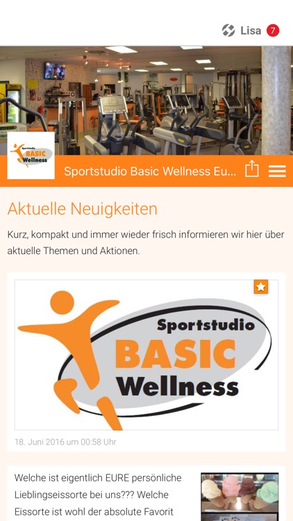 Sportstudio Basic Wellness