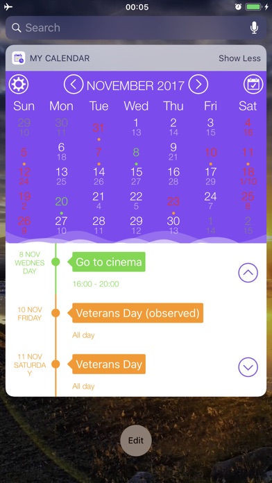 My Calendar - Event Widget Pro screenshot 2