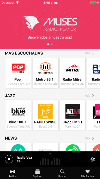 Muses Radio Player screenshot 2