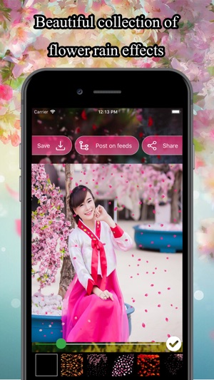 Flower Rain Effect Pic Editor(圖2)-速報App