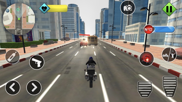 Us Police Bike Gangster Chase screenshot-5