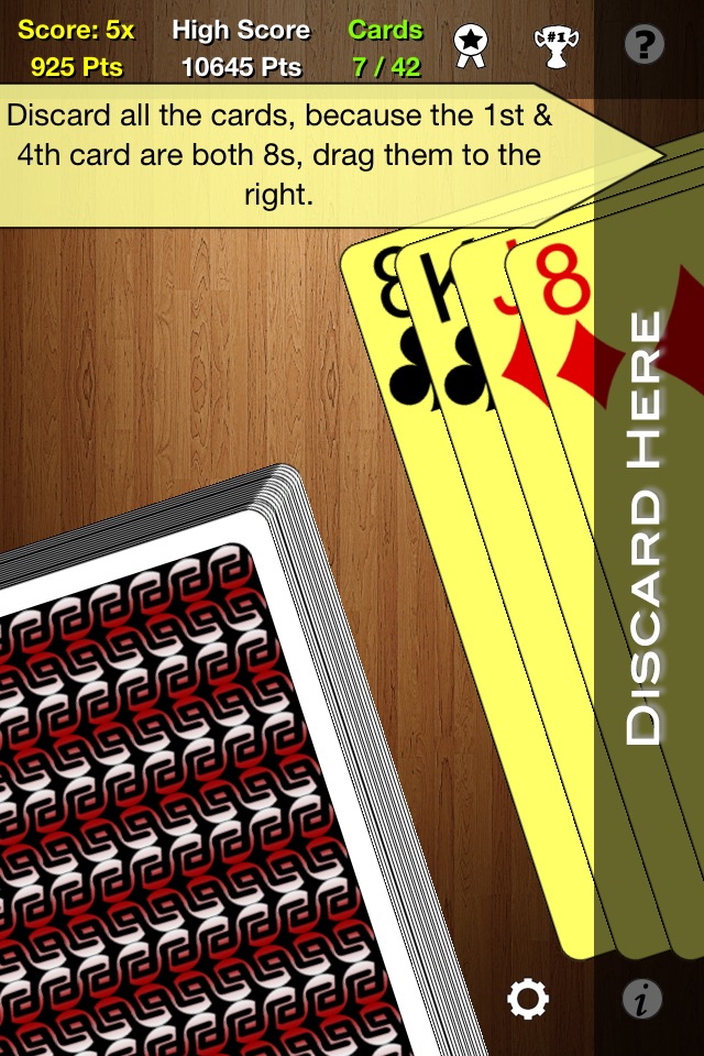 One Handed Solitaire screenshot 4