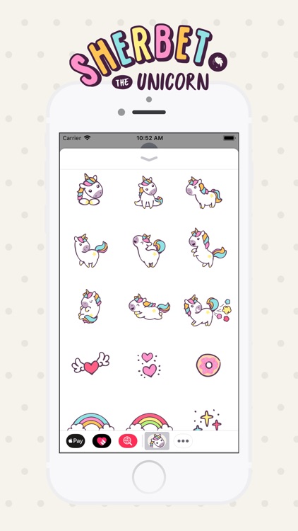 Sherbet the Unicorn Stickers screenshot-3