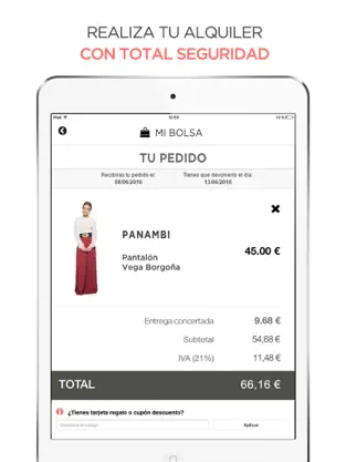 Snímek obrazovky 4 La Más Mona - Alquiler de moda iphone