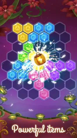 Game screenshot Flower Secret - Hexagon Block Puzzle hack