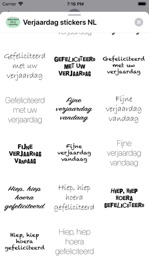 Verjaardag stickers NL(圖3)-速報App