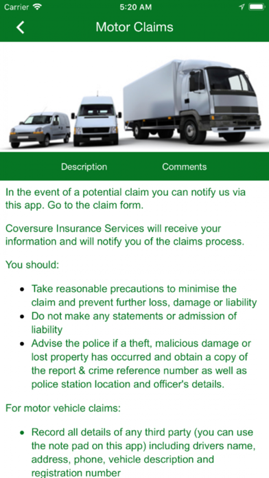 COVERSURE INSURANCE screenshot 2