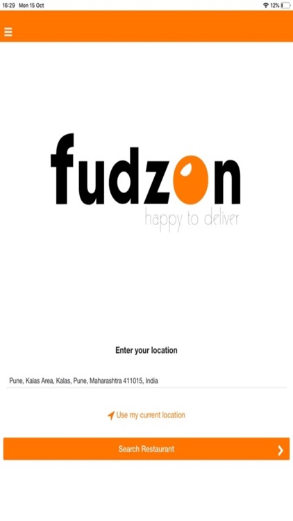 Fudzon Ordering App