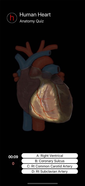 Human Heart Anatomy Quiz(圖2)-速報App