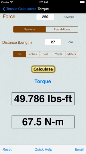 Torque Calculator, Units Conv(圖4)-速報App