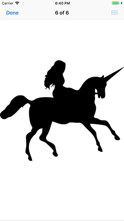 Silhouette Unicorn Stickers screenshot-6