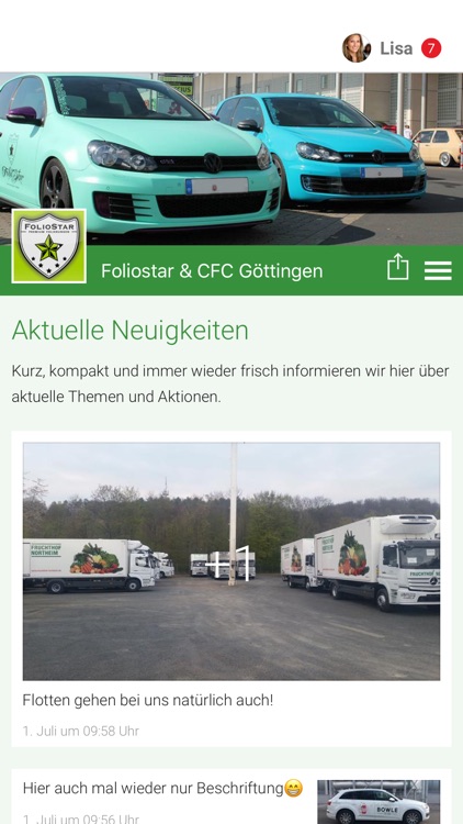 Foliostar & CFC Göttingen