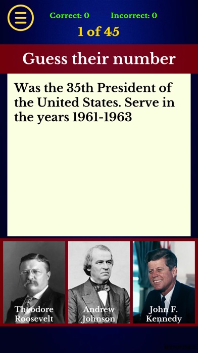 US President Quiz Tutor screenshot 4