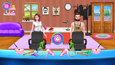 Barber Shop Simulator 2D screenshot 2