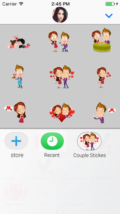 Love Couple Animated Stickers screenshot-3