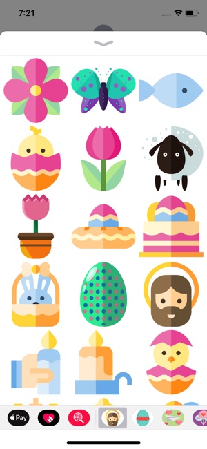 Beautiful Easter Sticker Pack(圖1)-速報App