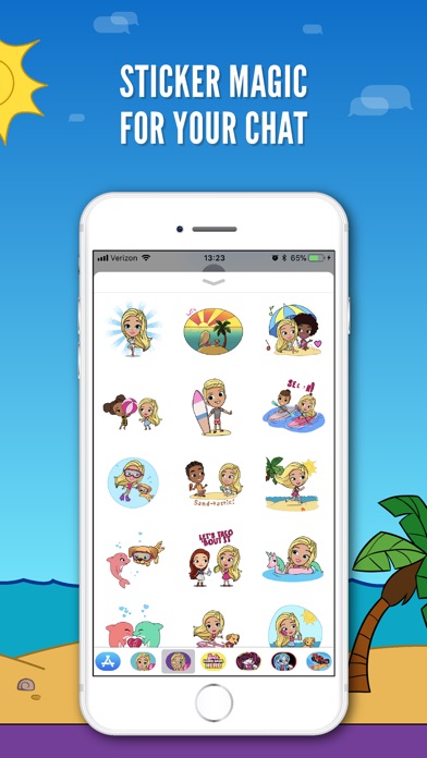 Barbie Stickers - Malibu Beach screenshot 2