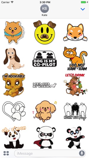 New and Lovely Puppy Stickers(圖1)-速報App