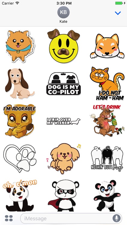 New and Lovely Puppy Stickers