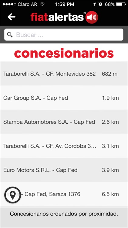 Fiat Alertas Ar