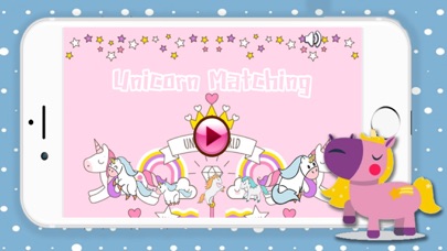 How to cancel & delete Cute Unicorn Horse Matching Find The Pair from iphone & ipad 1