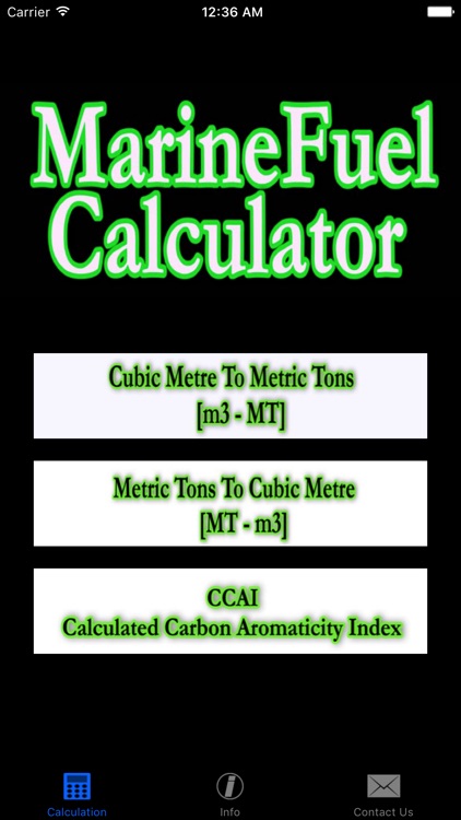 MarineFuel Calc