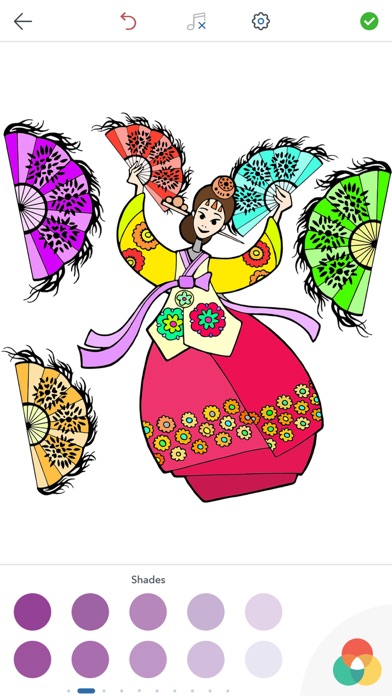 Korean Coloring Pages screenshot 4